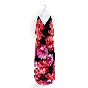 Nine West Floral High Low Maxi Dress- Size 6 (NWT)